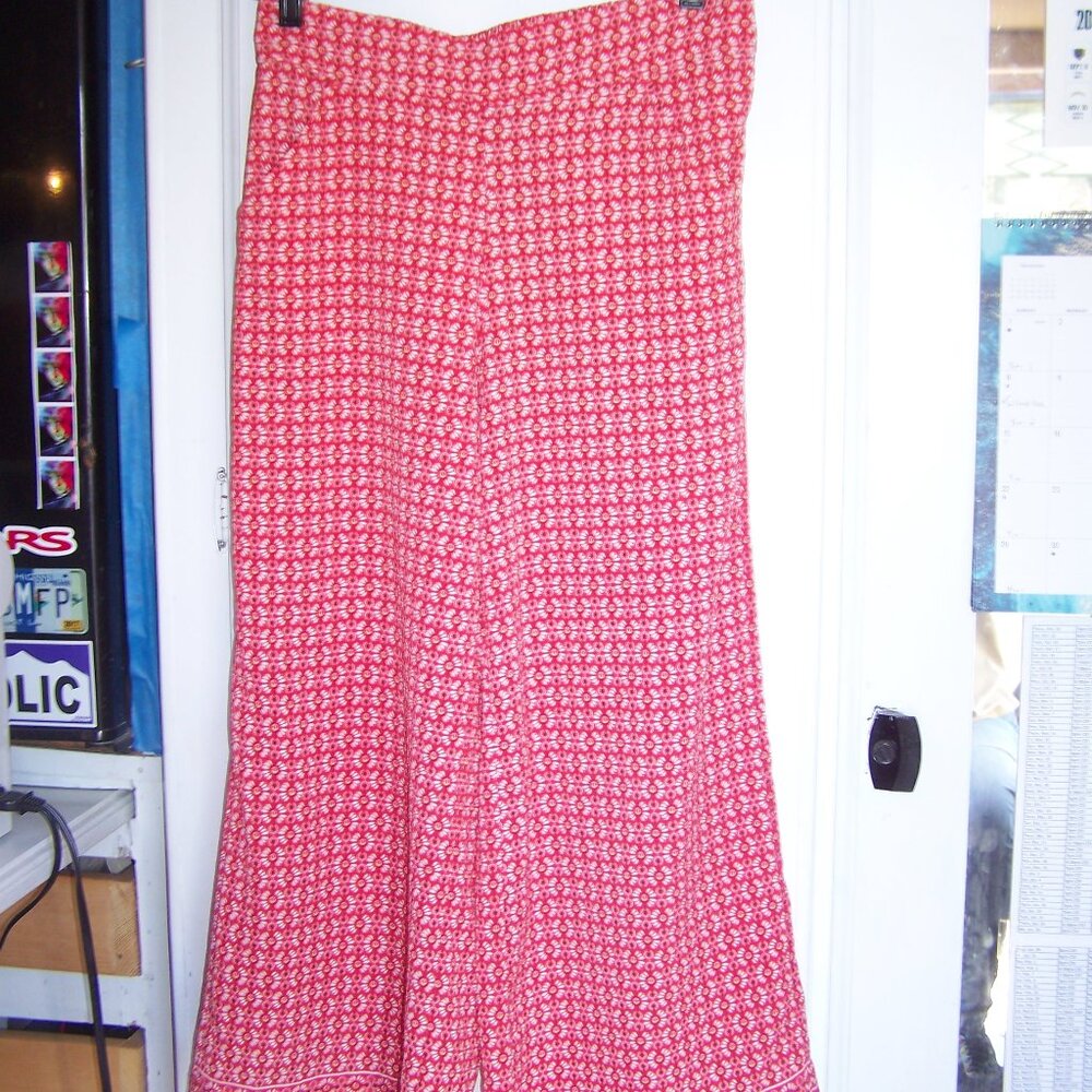 Max Studio Floral Wide Leg Pants Sz S/M